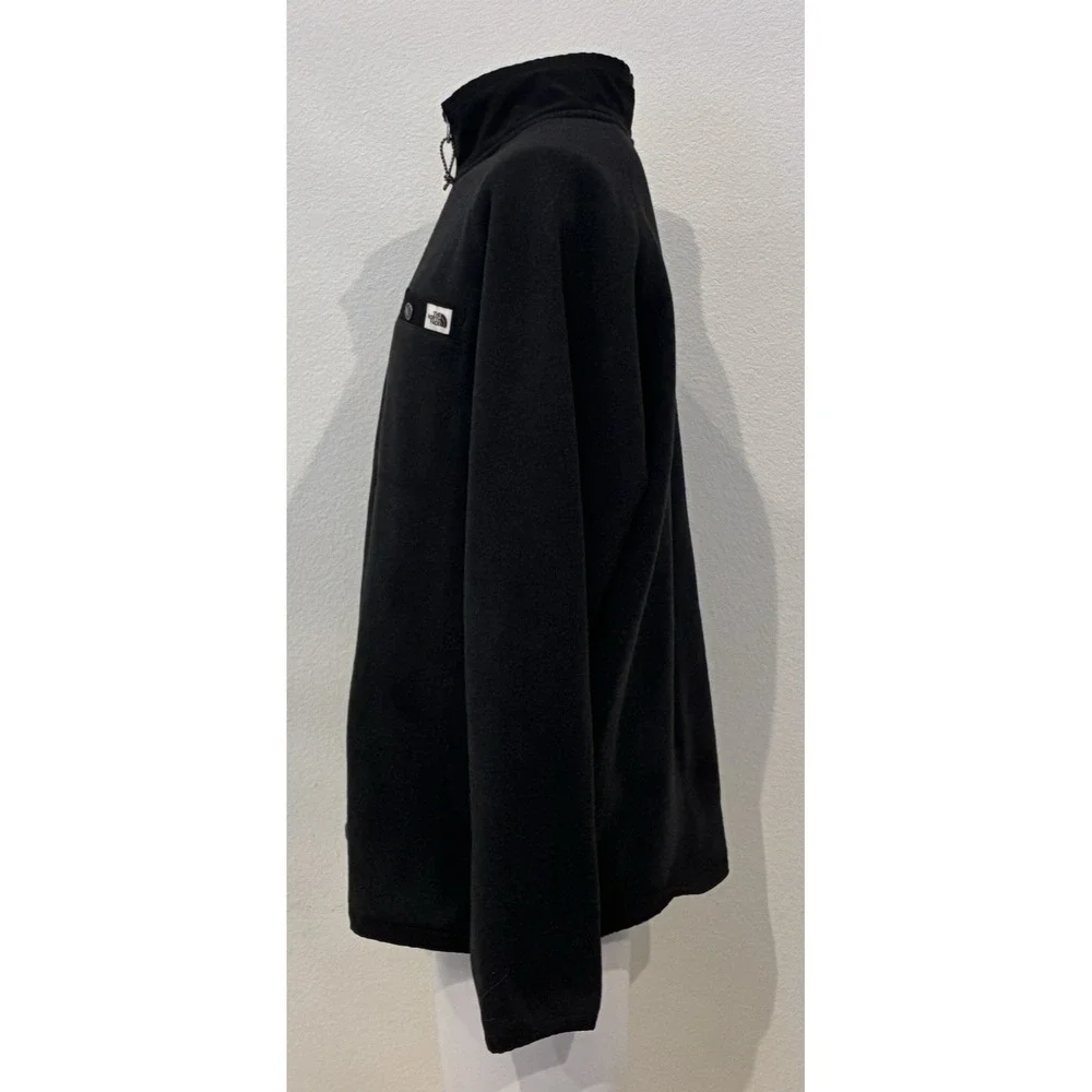 The North Face Gordon Lyons 1/2 Zip Pullover Fleece Jacket‎ Men's XL Black Cozy